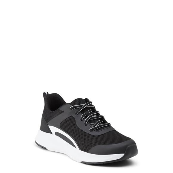 BRAND NEW Women's Lifestyle Mesh Jogger Sneakers Black, White - Picture 1 of 6